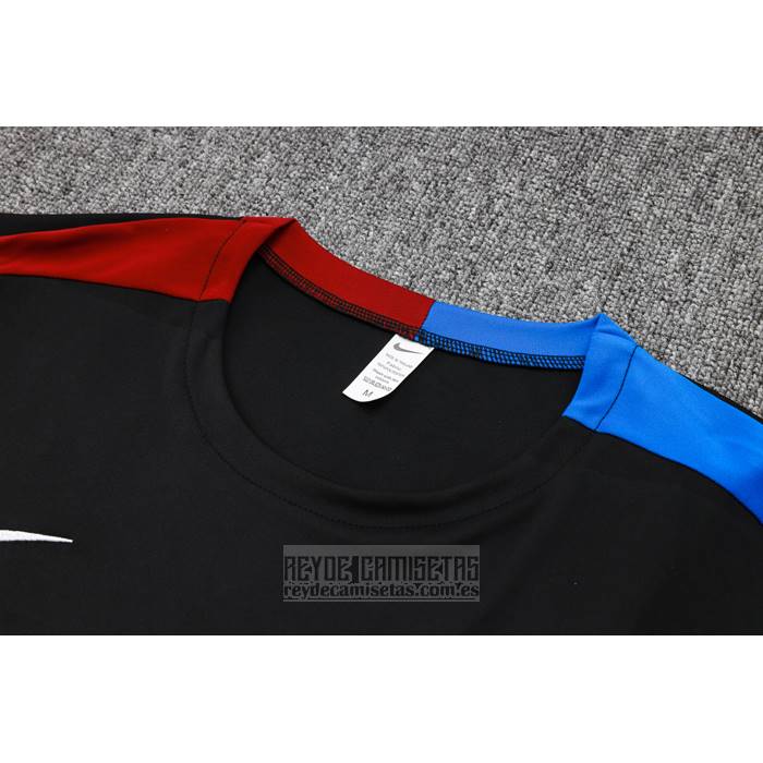 Chandal del Barcelona Manga Corta 2023-2024 Negro - Pantalon Corto